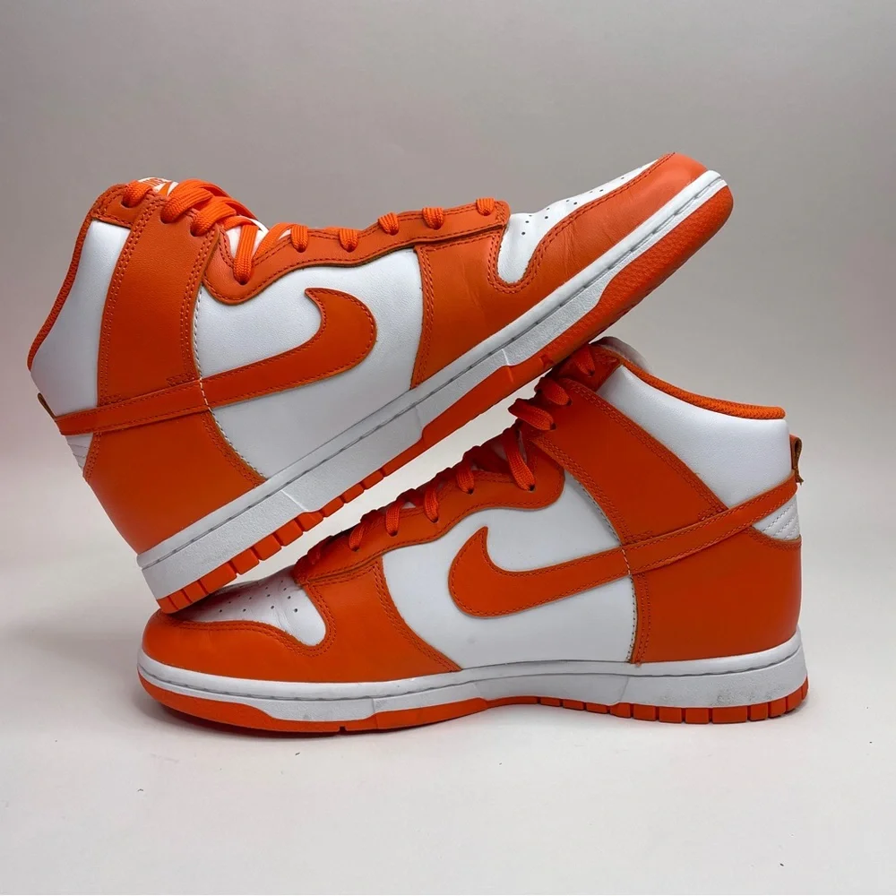 Nike Dunk High Retro “Syracuse/Orange Blaze” 2023 - Picture 3 of 7